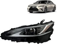 Lexus 2019-2022 ES300h/ES350/ES250 LED Headlight Assembly, Single Beam, Japan Built, Left/Driver Side, LX2512186/ 81185-33F30, 81185-33F31 /114-10679L