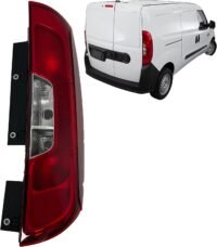 Tail Light Assembly Compatible With Ram 2014-2022 ProMaster City 1500 2500 3500, DOT/SAE Compliant, Halogen Rear Tail Lamp, Right/Passenger Side, 52043139