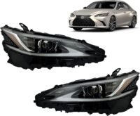Lexus 2019-2022 ES300h / ES350 / ES250 Headlight Assembly, Single Beam, Japan Built, Right&Left Side, LX2512186, LX2513186, 114-10679L, 114-10678R