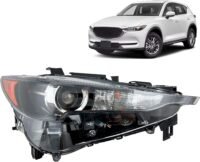 Headlight Assembly Mazda CX5 2017-2021 Sport/Touring LED Projector Headlamp w/Bulb Right/Passenger Side OEM: KL2J-51-031C KL2J-51-031D Partslink: MA2502151