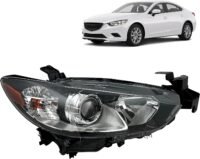 Headlight Assembly Mazda 6 2014 2015 2016 2017 Headlamp with Bulb Right/Driver Side OEM: GMP2-51-0K0, Partslink: MA2519160