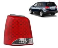 ALLIGATOR AUTO LIGHTS Replacement for Kia Sorento 2011-2013 Halogen Tail Light Assembly with Bulbs, Left/Driver Side Outer, 92401-1U000 / KI2804103 CAPA Certified