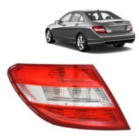 ALLIGATOR AUTO LIGHTS Replacement For Mercedes C300 C350 2008-2011 Tail Light Assembly With Bulbs Left/Driver Side DOT/SAE Compliant 2049068302, MB2800129