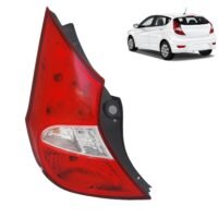 ALLIGATOR AUTO LIGHTS Replacement for Hyundai Accent 2012-2017 Hatchback CAPA Certified, Halogen Tail Light Assembly w/Bulbs, Left/Driver Side, 92401-1R210 / HY2800143