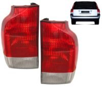 ALLIGATOR AUTO LIGHTS Replacement for Volvo V70, XC70 2001-2004 Halogen Tail Light Assembly Set w/Bulbs, Left & Right Side Lower, 9474848, 9474851 /VO2818110, VO2819110