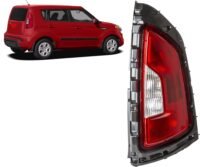 ALLIGATOR AUTO LIGHTS Replacement for Kia Soul 2012-2013 Halogen Tail Light Assembly with Bulbs, Right/Passenger Side, 92420-2K510 / KI2819101 DOT/SAE Compliant