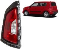 ALLIGATOR AUTO LIGHTS Replacement for Kia Soul 2012-2013 Halogen Tail Light Assembly with Bulbs, Left/Driver Side, 92410-2K510 / KI2818101 DOT/SAE Compliant